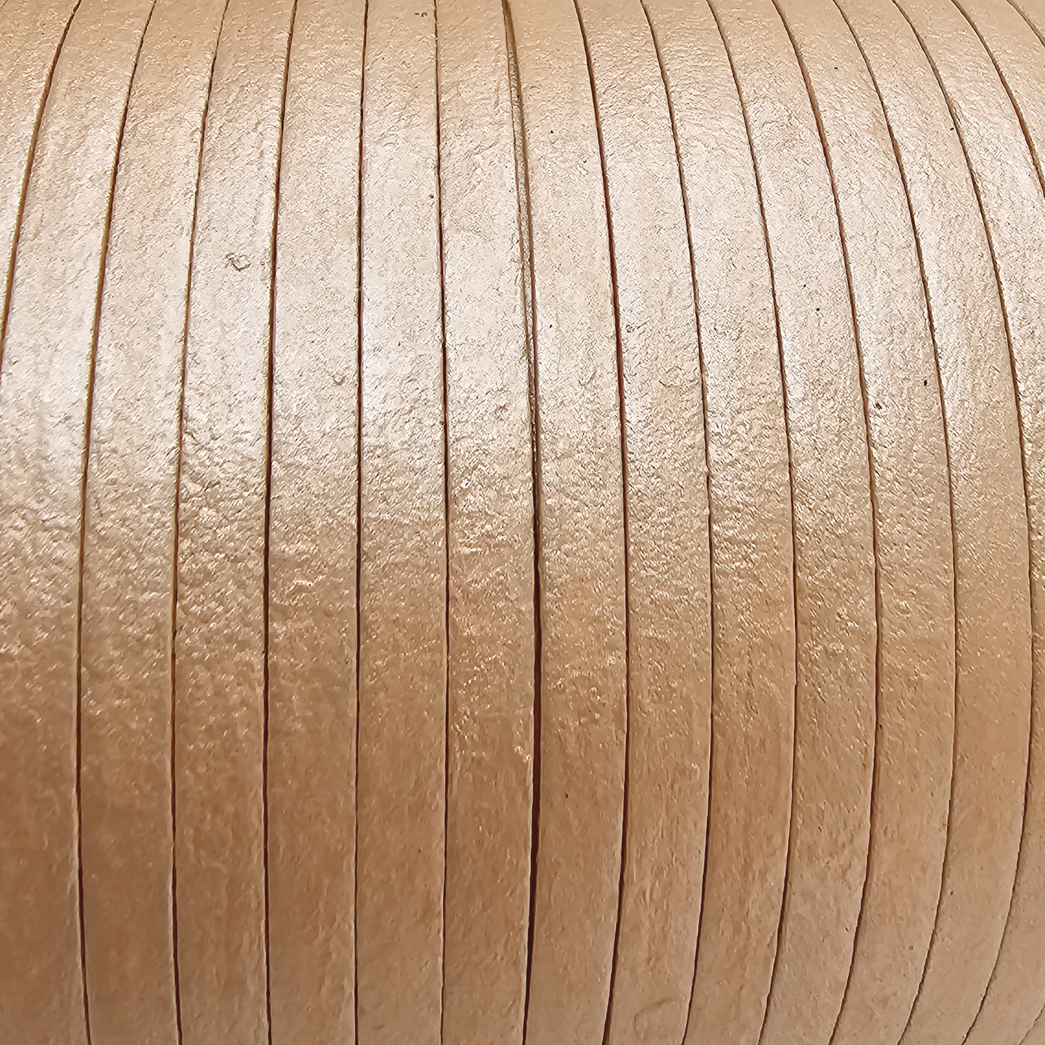 Lederband Flach 4 x 1 mm - Pearl