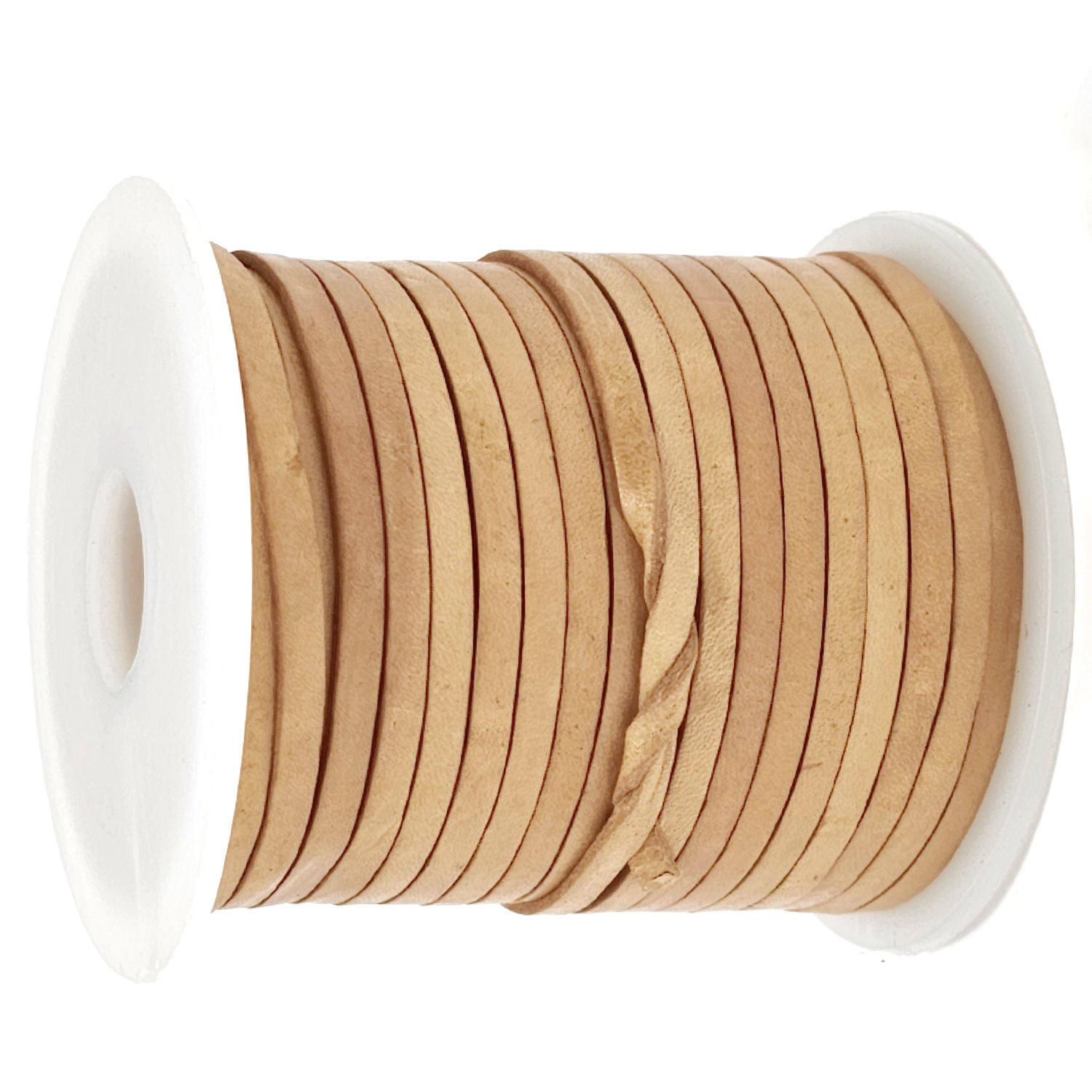 Lederband flach 3mm Breite, 1 mm Dick fürs kreative Handwerk, Lederschmuckherstellung