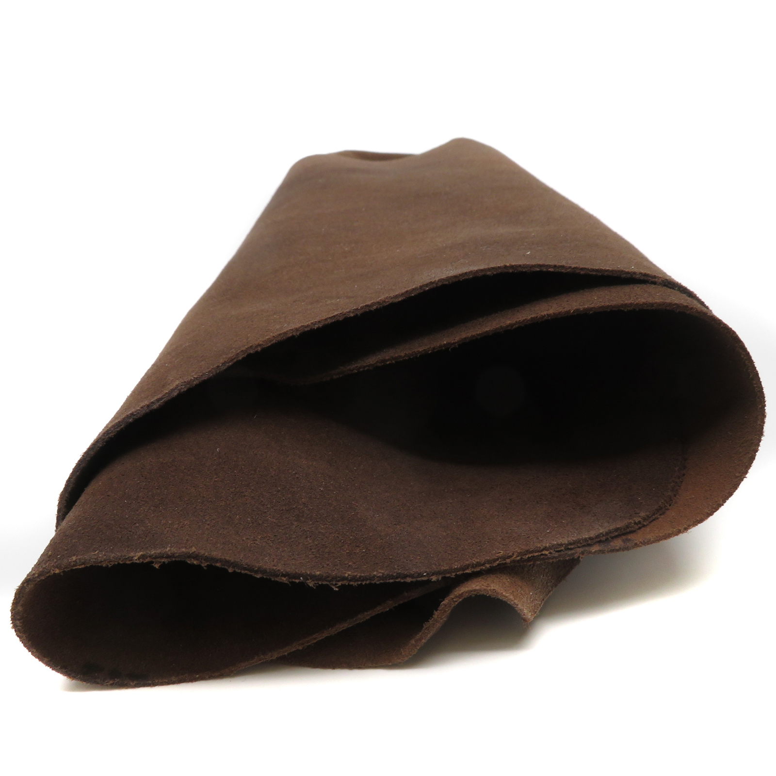 Lederhaut - Wildleder - echtes Büffelleder | Braun | Dicke: 1-1,2 mm | Größe: 0,75-0,80 m² 