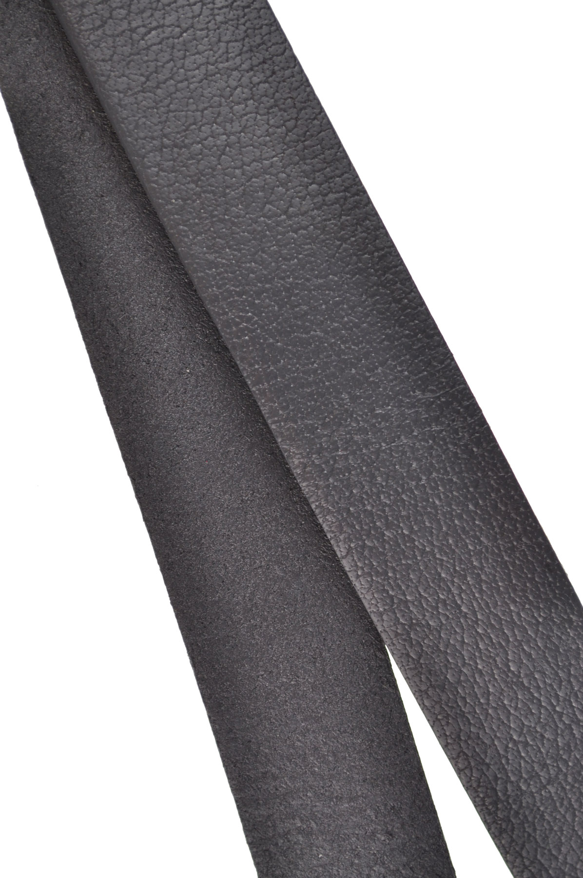 Lederband Flach. Länge: 1 m; Dicke: 2 mm - Grau. Breite: 30 mm
