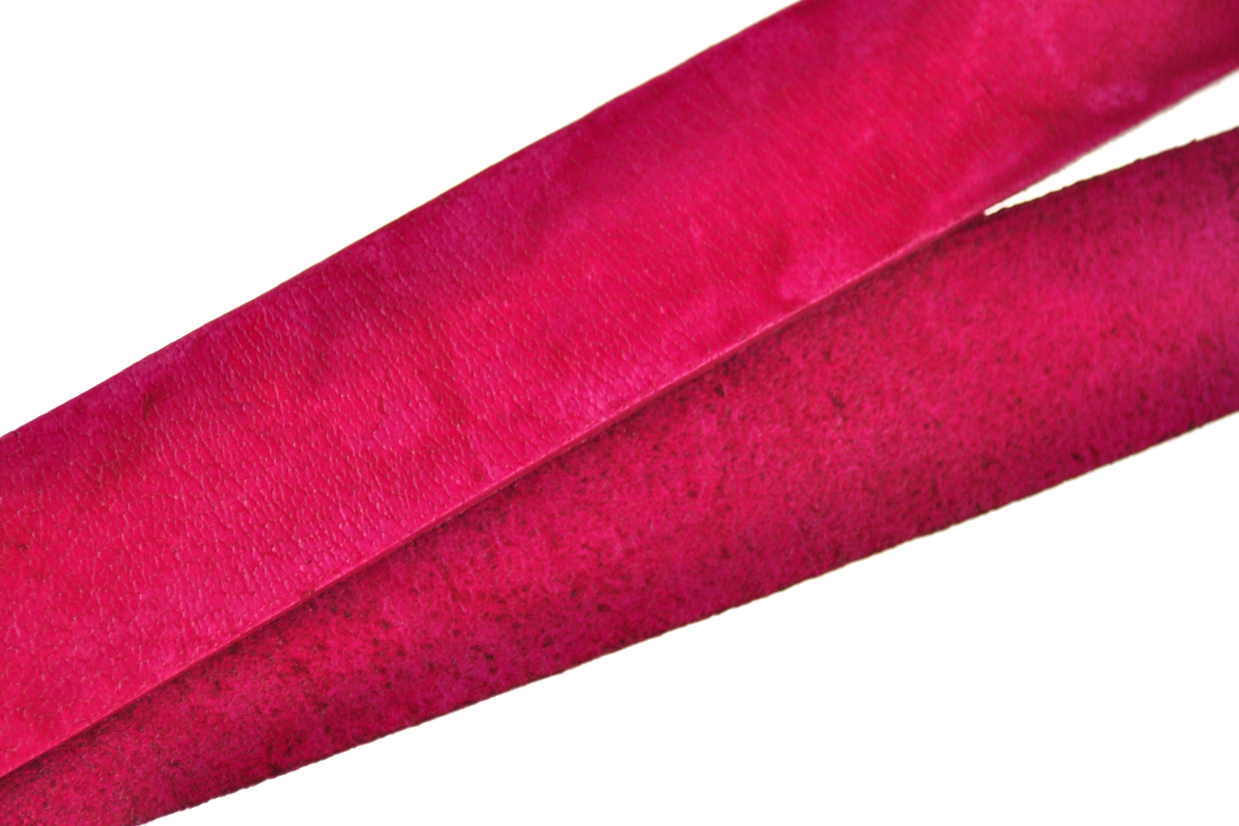 Lederband Flach. Länge: 1 m; Dicke: 2 mm - Antik Pink. Breite: 40 mm