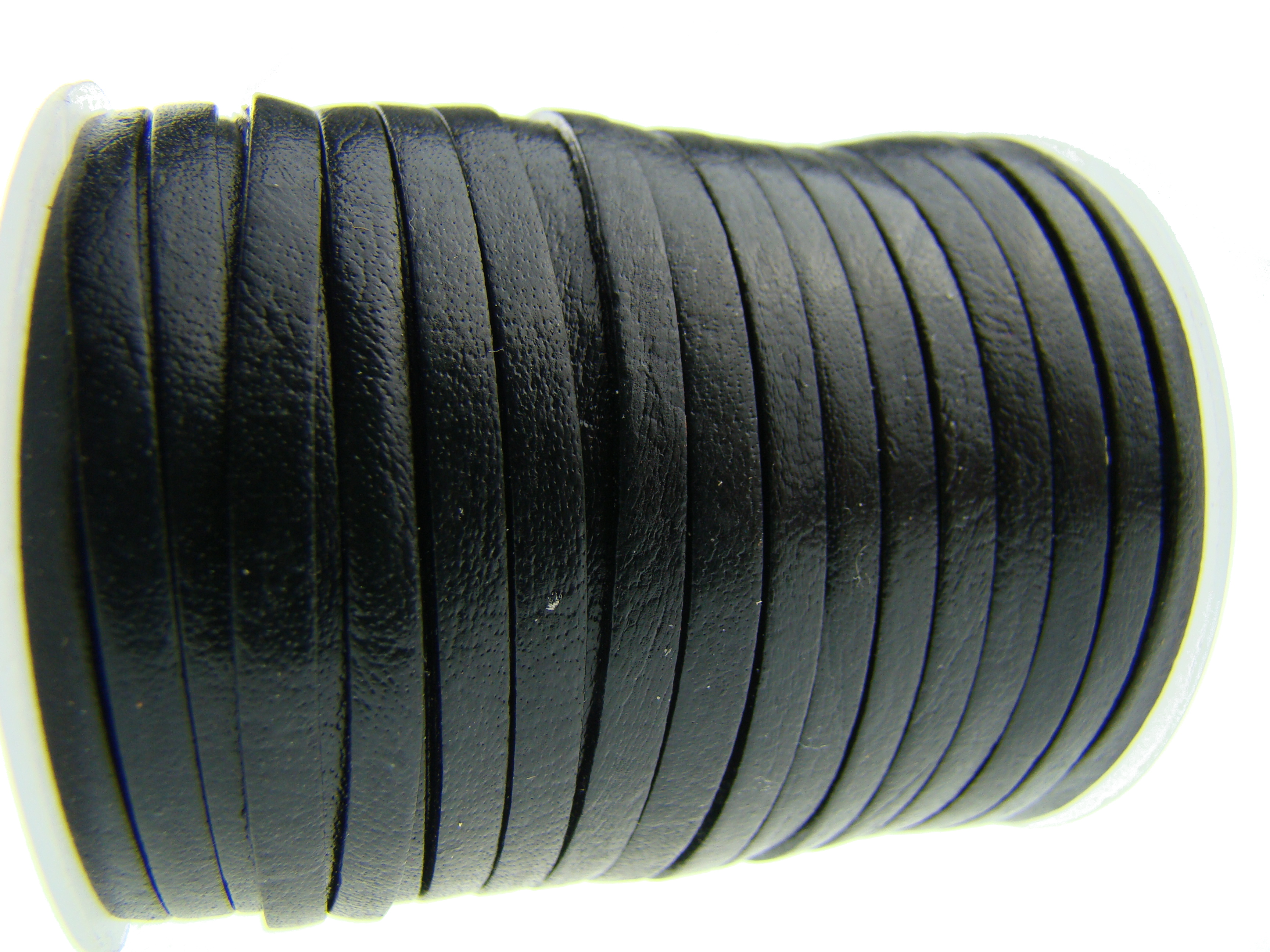 Lederband flach 3mm Breite, 1 mm Dick fürs kreative Handwerk, Lederschmuckherstellung