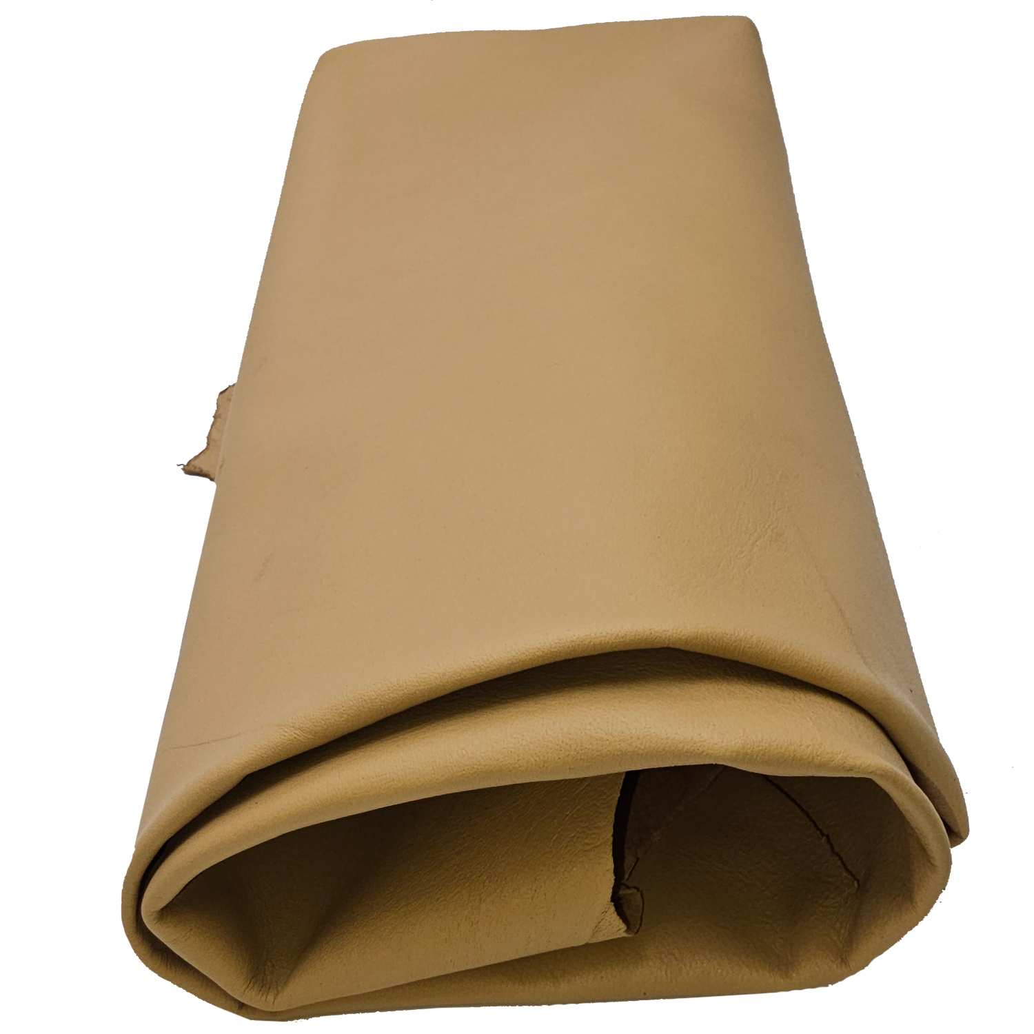 Lederhaut - Schafnappaleder - echtes Glattleder - Beige-Camel Größe: 0,56-0,60 m² | Dicke: 1-1,2 mm