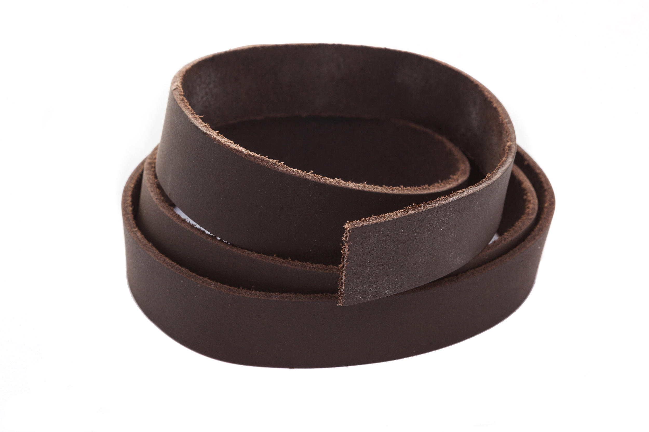 Lederband Flach. Länge: 1 m; Dicke: 2 mm - Braun. Breite: 40 mm