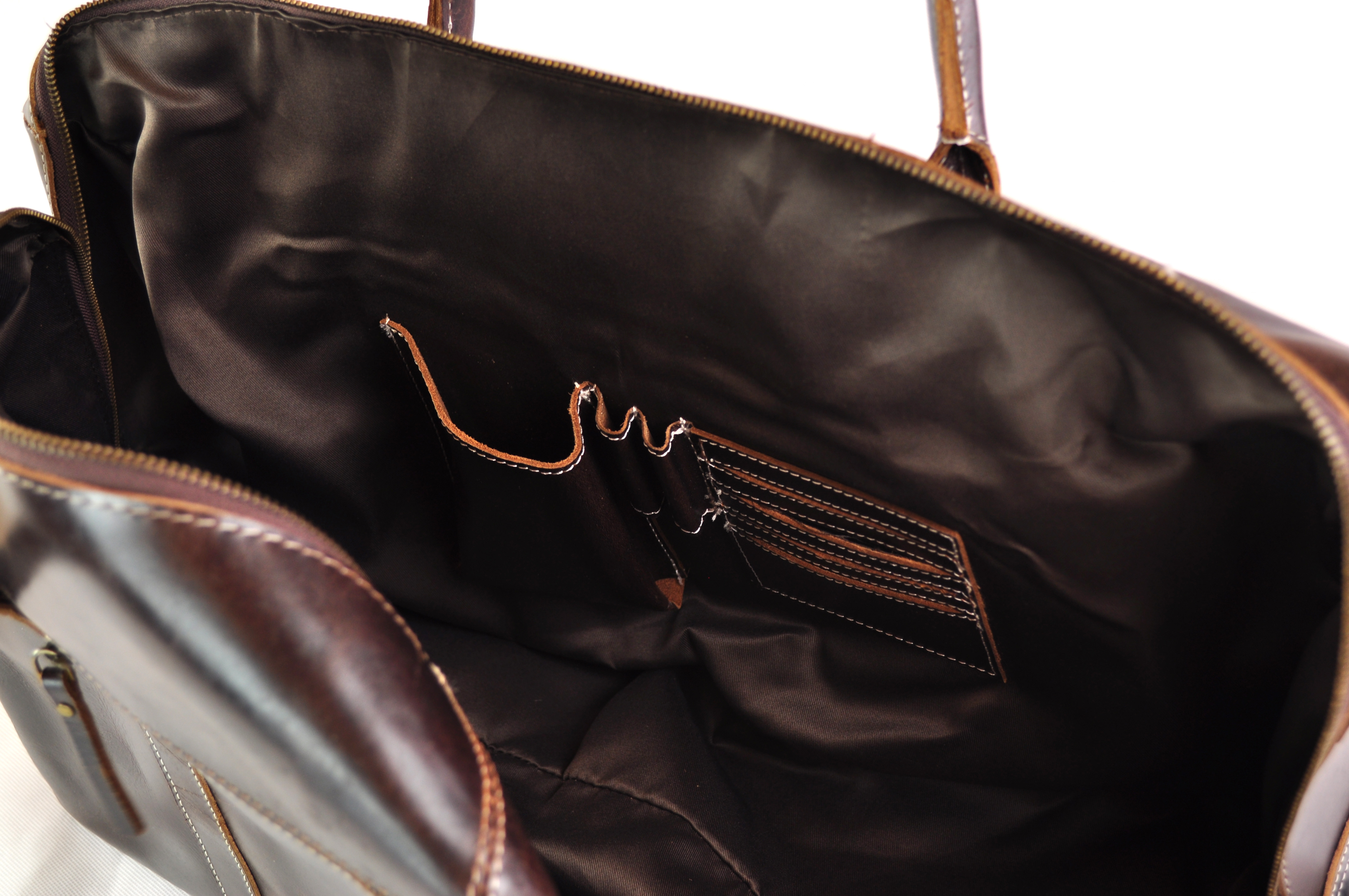 DSC_3730 Große Ledertasche | Reisetasche | Vintage | 52cm x 30cm x 18cm - Braun