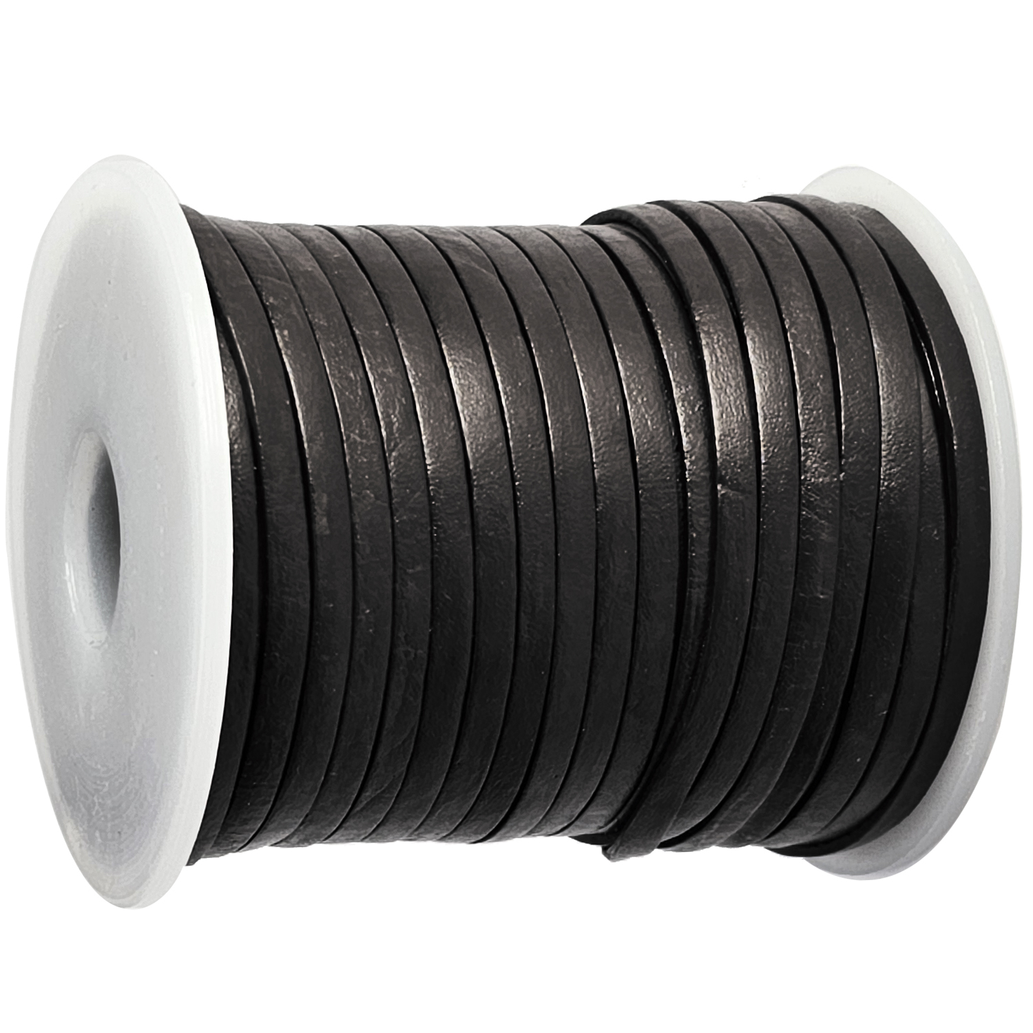 Lederband flach 3mm Breite, 1 mm Dick fürs kreative Handwerk, Lederschmuckherstellung