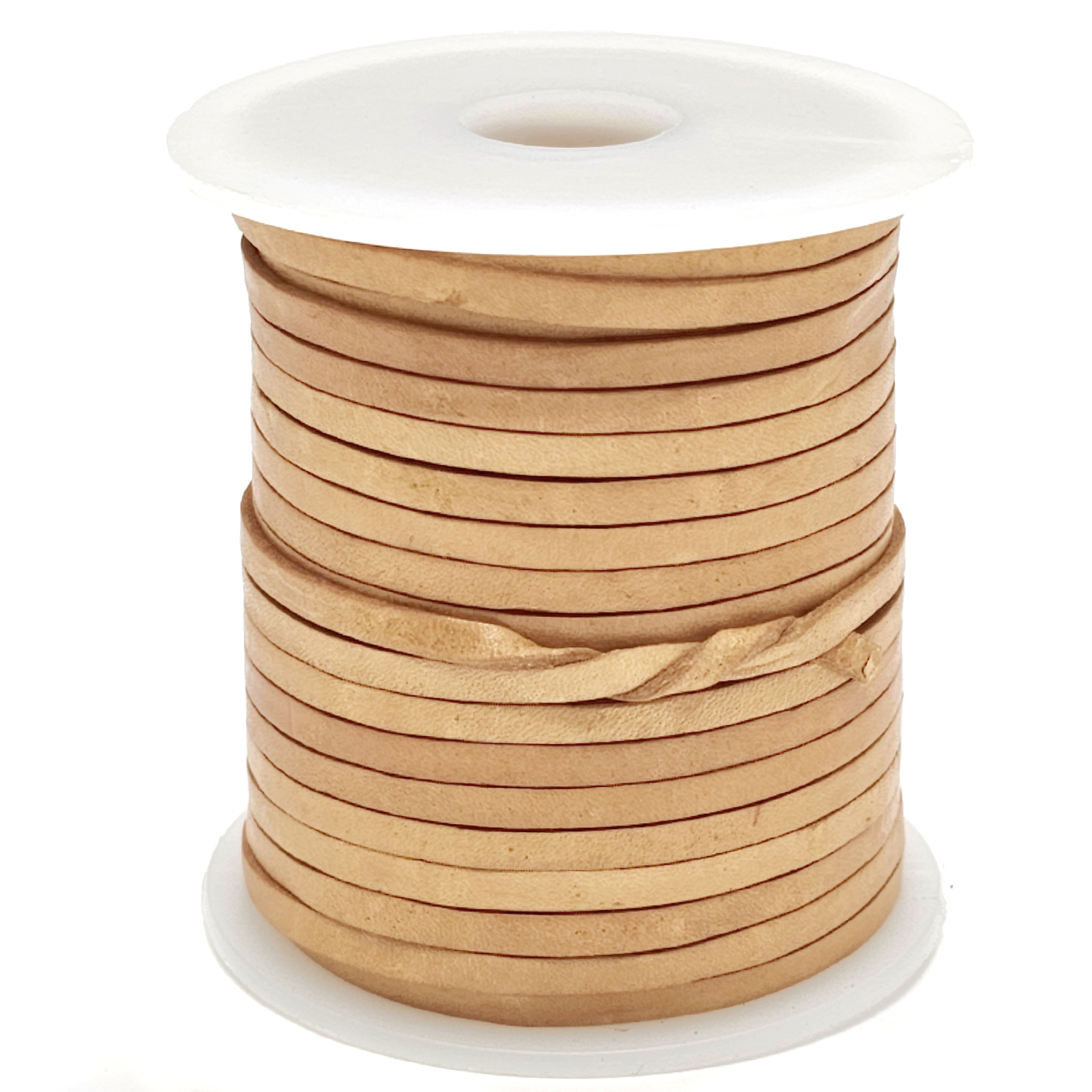 Lederband flach 3mm Breite, 1 mm Dick fürs kreative Handwerk, Lederschmuckherstellung