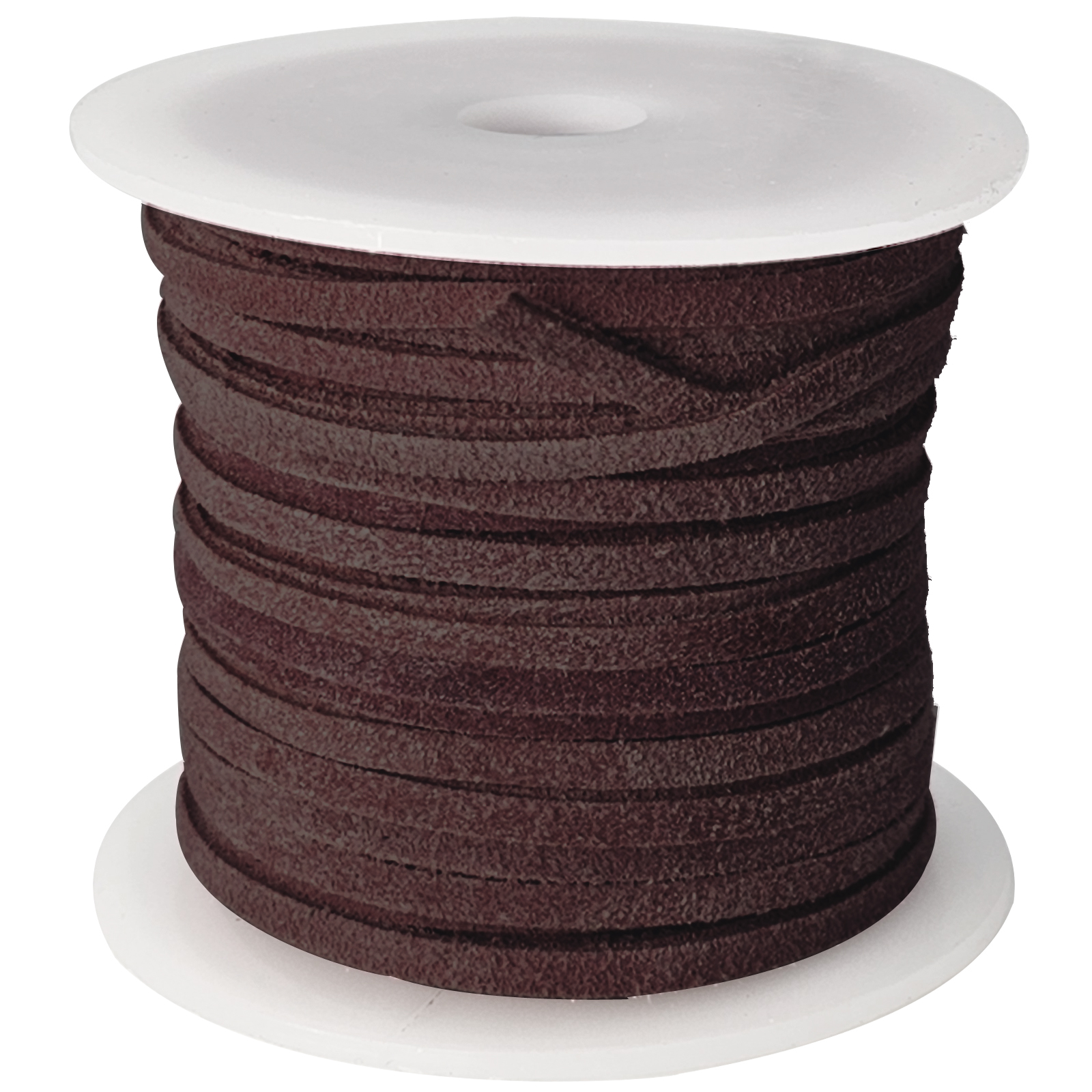 Wildlederband in Kastanienbraun- 3 mm Breite