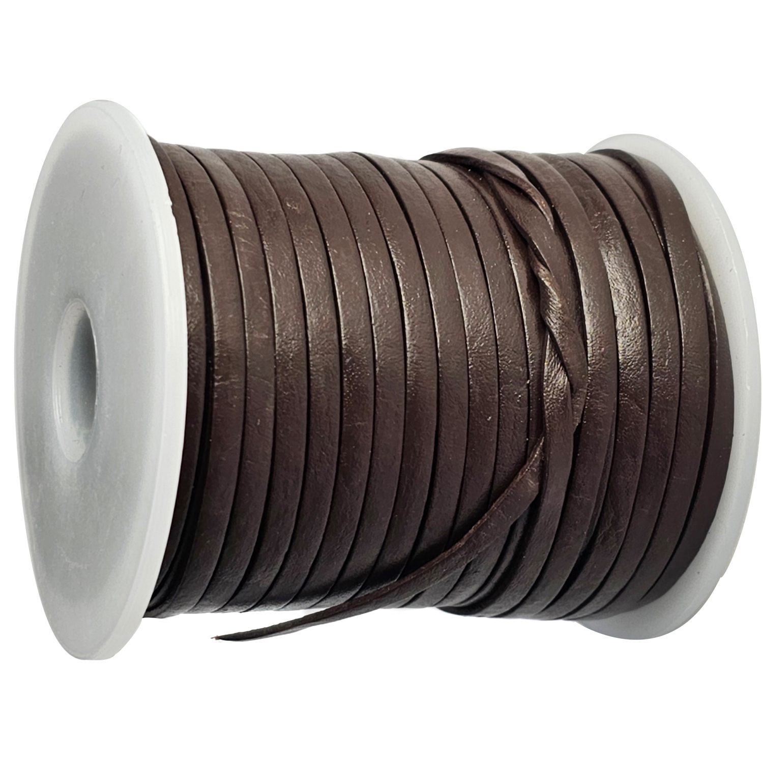 Lederband flach 3mm Breite, 1 mm Dick fürs kreative Handwerk, Lederschmuckherstellung
