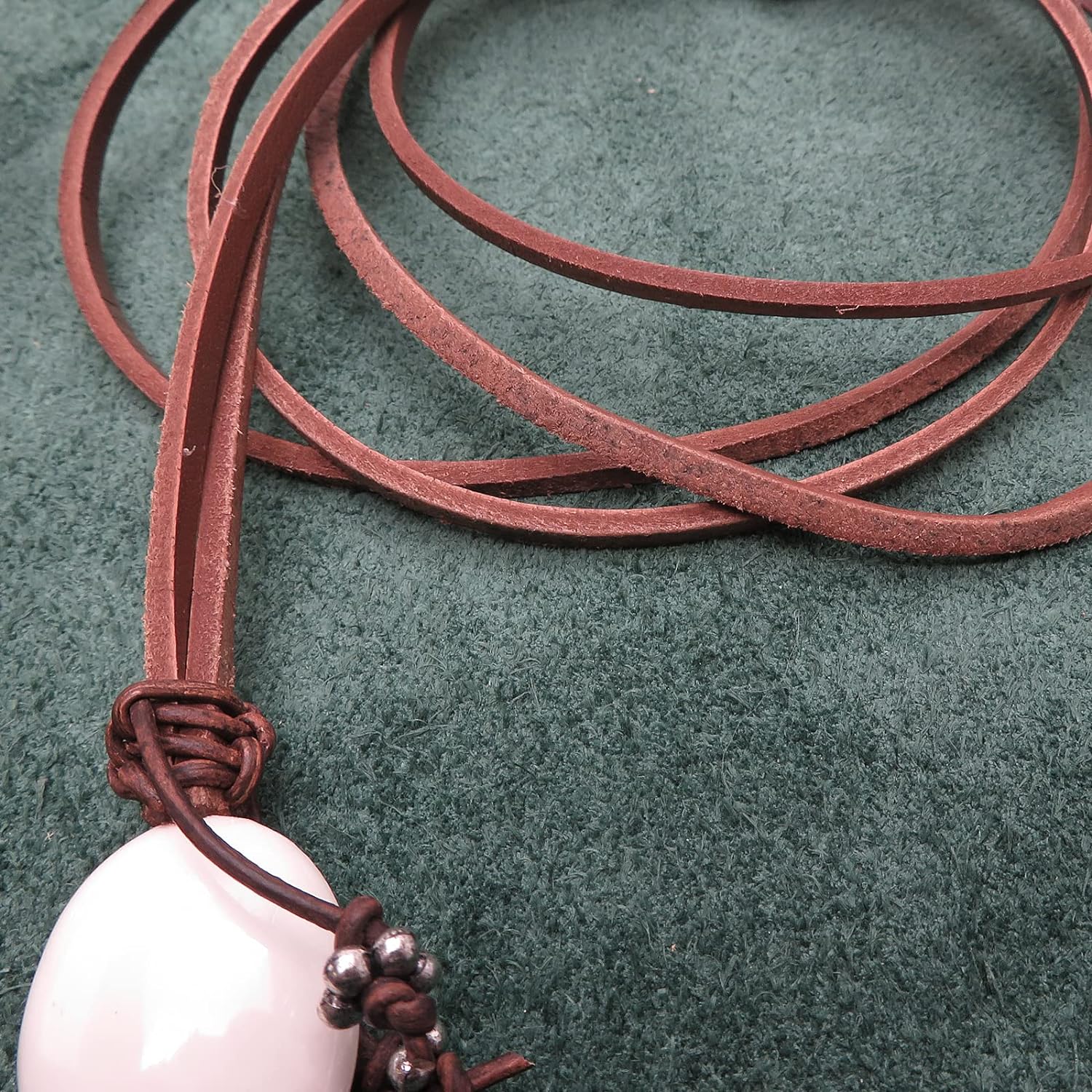 Lederband Flach Eckig 3 mm x 2 mm - Natur. Länge: 100 m