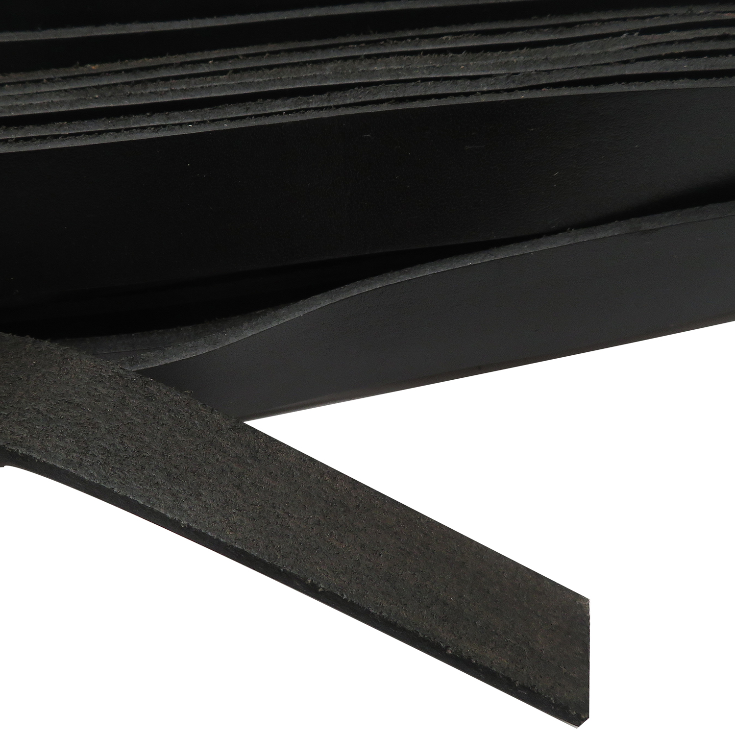 Lederband 20 mm breit in Schwarz
