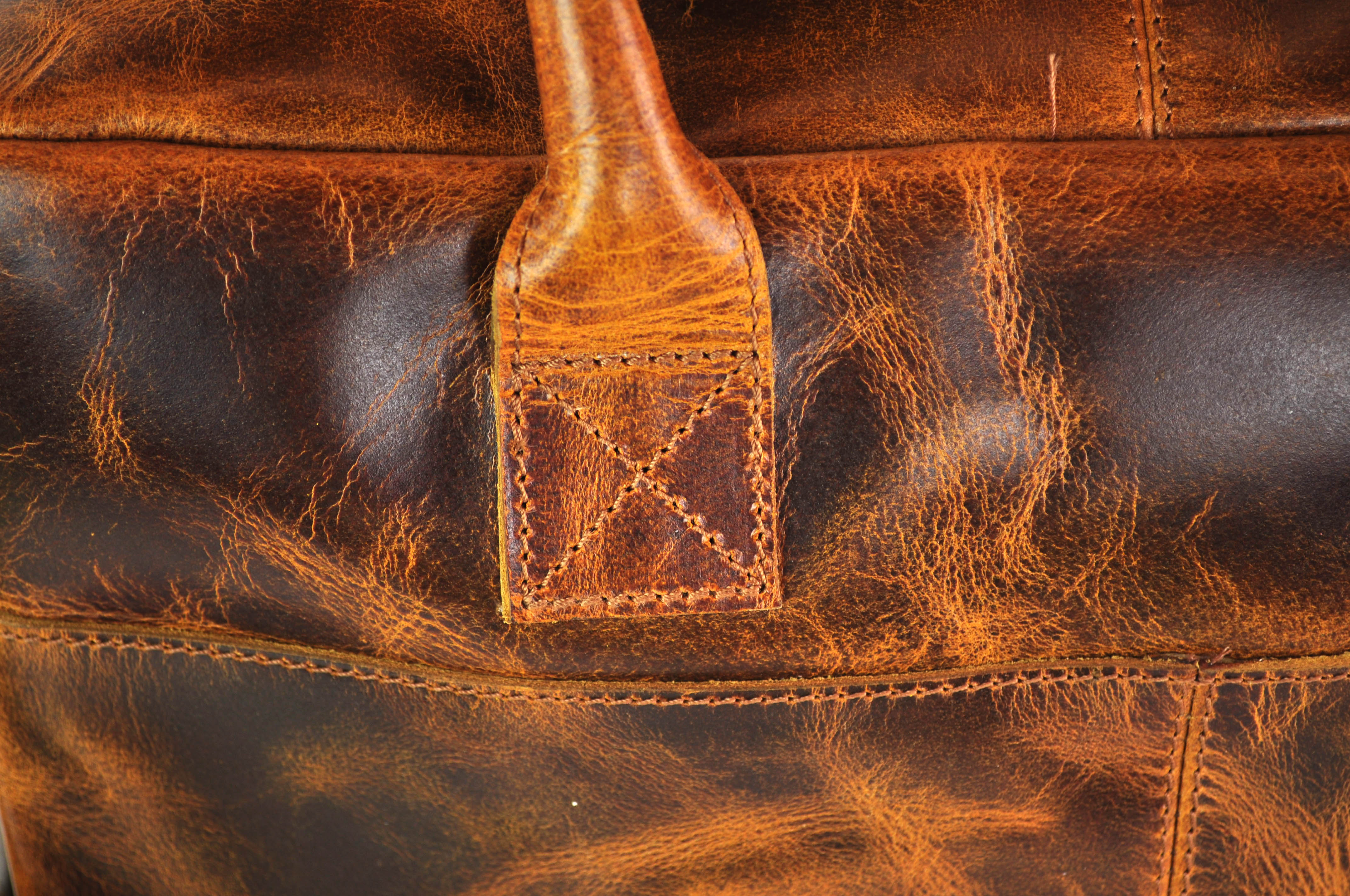DSC_3947 Ledertasche – Shabby Antik Braun 40cm x 30cm x 13cm