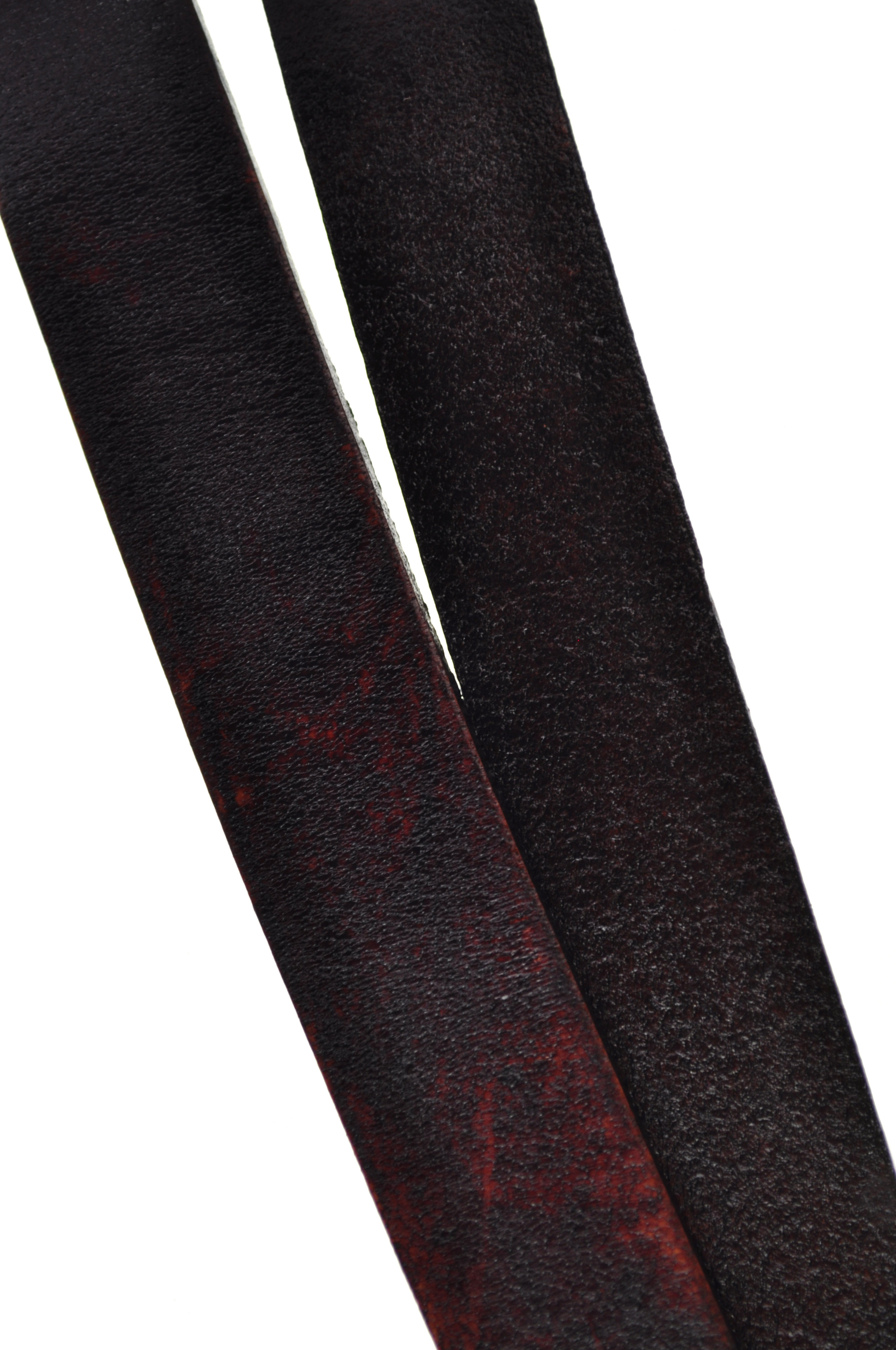 Lederband Flach. Länge: 1 m; Dicke: 2 mm - Antik Braun. Breite: 30 mm