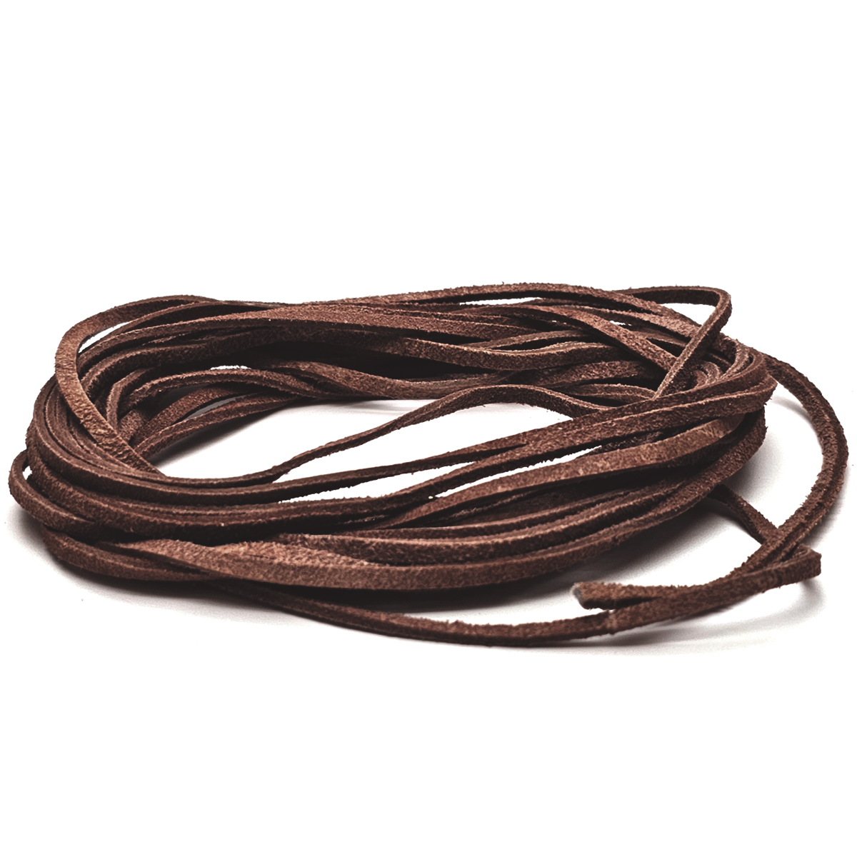 Wildlederband in Kastanienbraun- 3 mm Breite