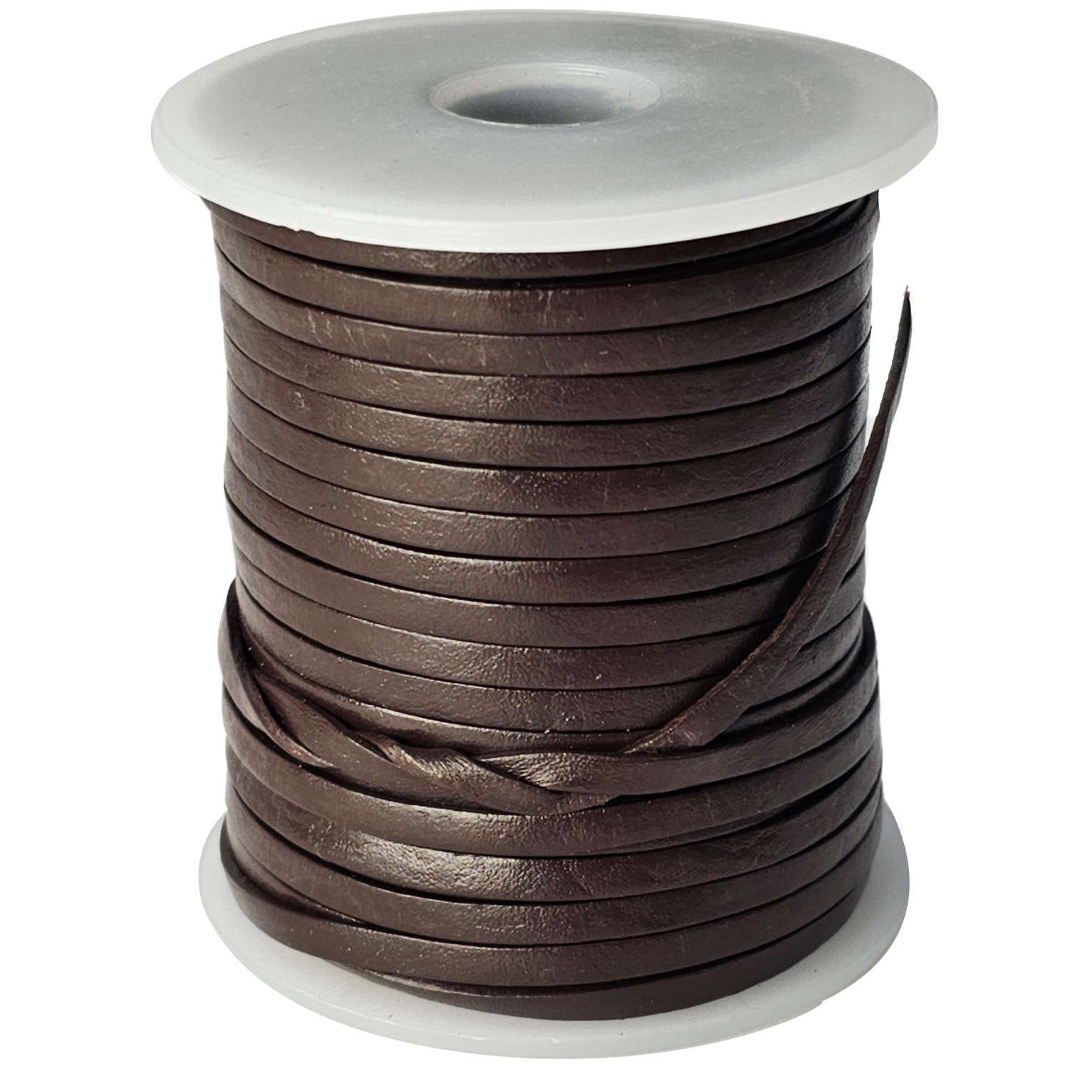 Lederband flach 3mm Breite, 1 mm Dick fürs kreative Handwerk, Lederschmuckherstellung