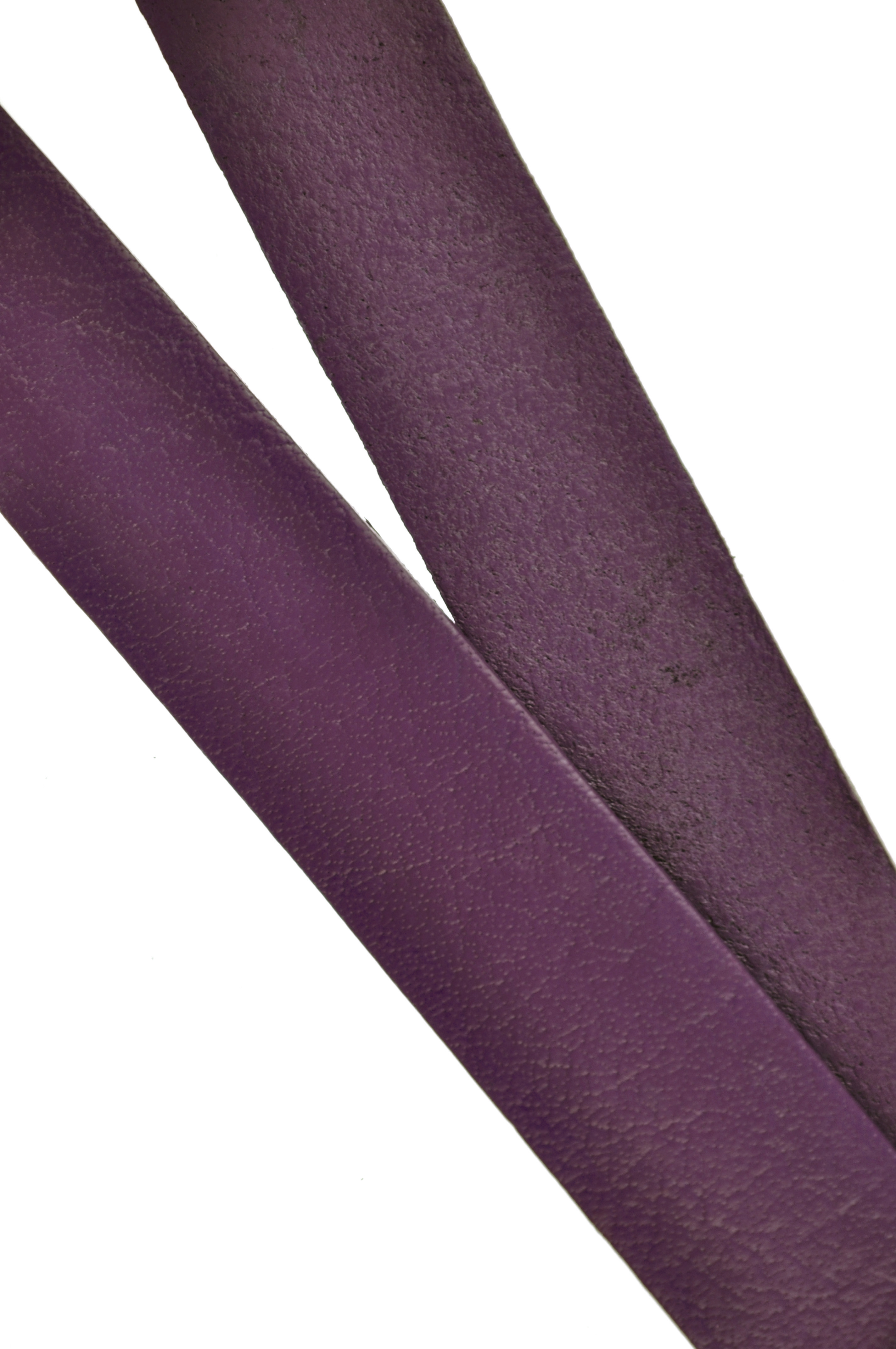 Lederband Flach. Länge: 1 m; Dicke: 3 mm - Lila. Breite: 25