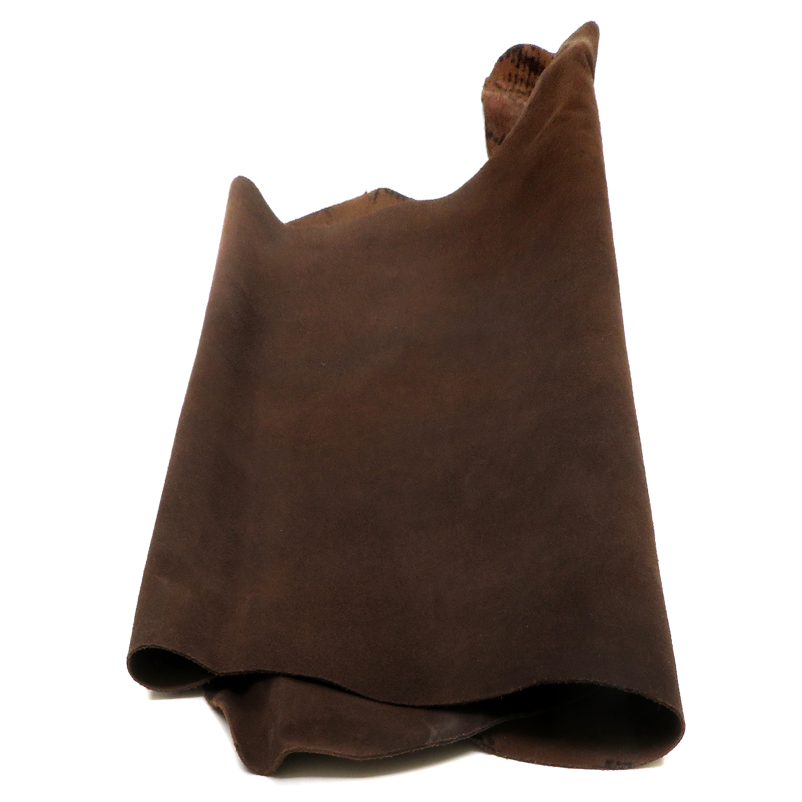 Lederhaut - Wildleder - echtes Büffelleder | Braun | Dicke: 1-1,2 mm | Größe: 1,56-1,60 m²