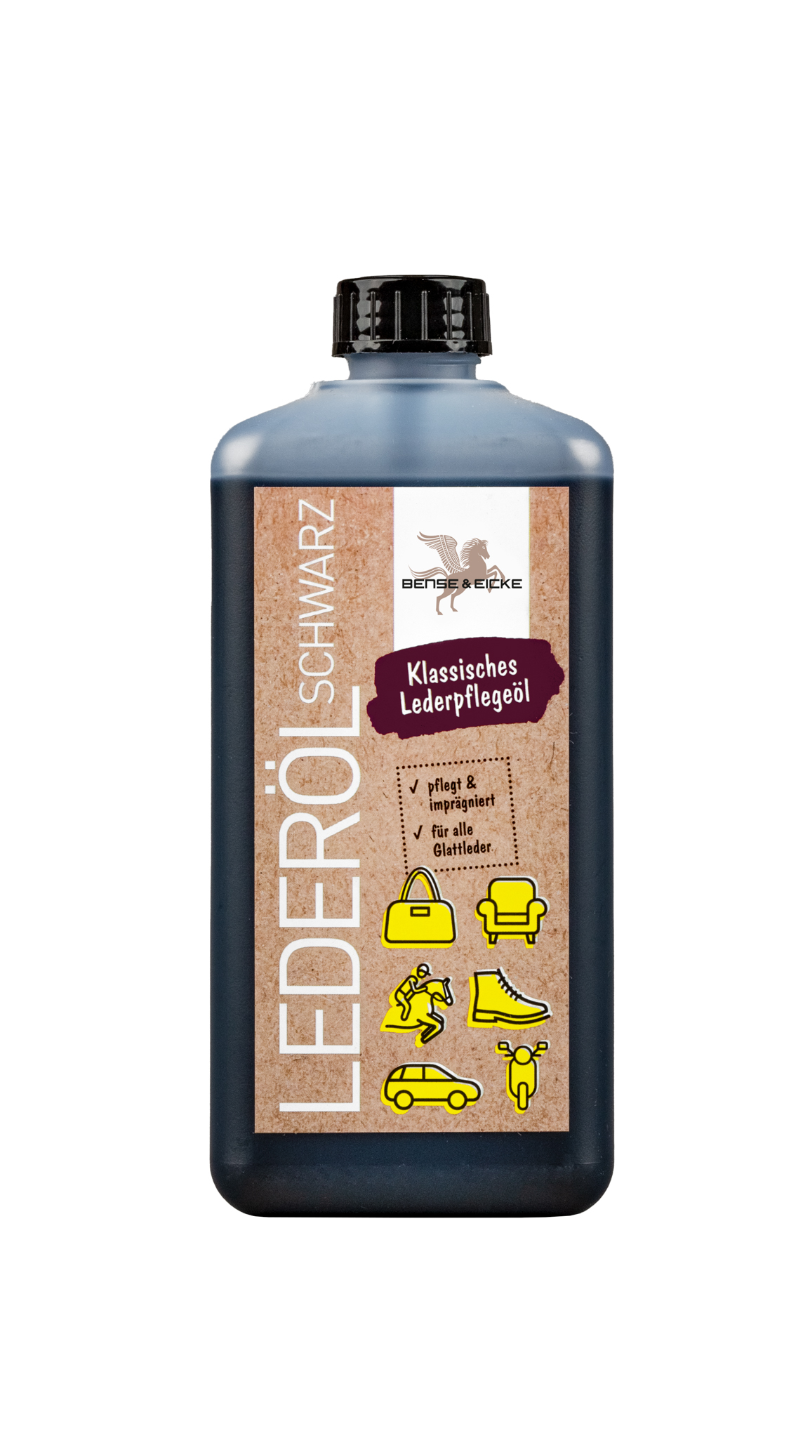 Bense & Eicke | Lederöl schwarz - 10 l