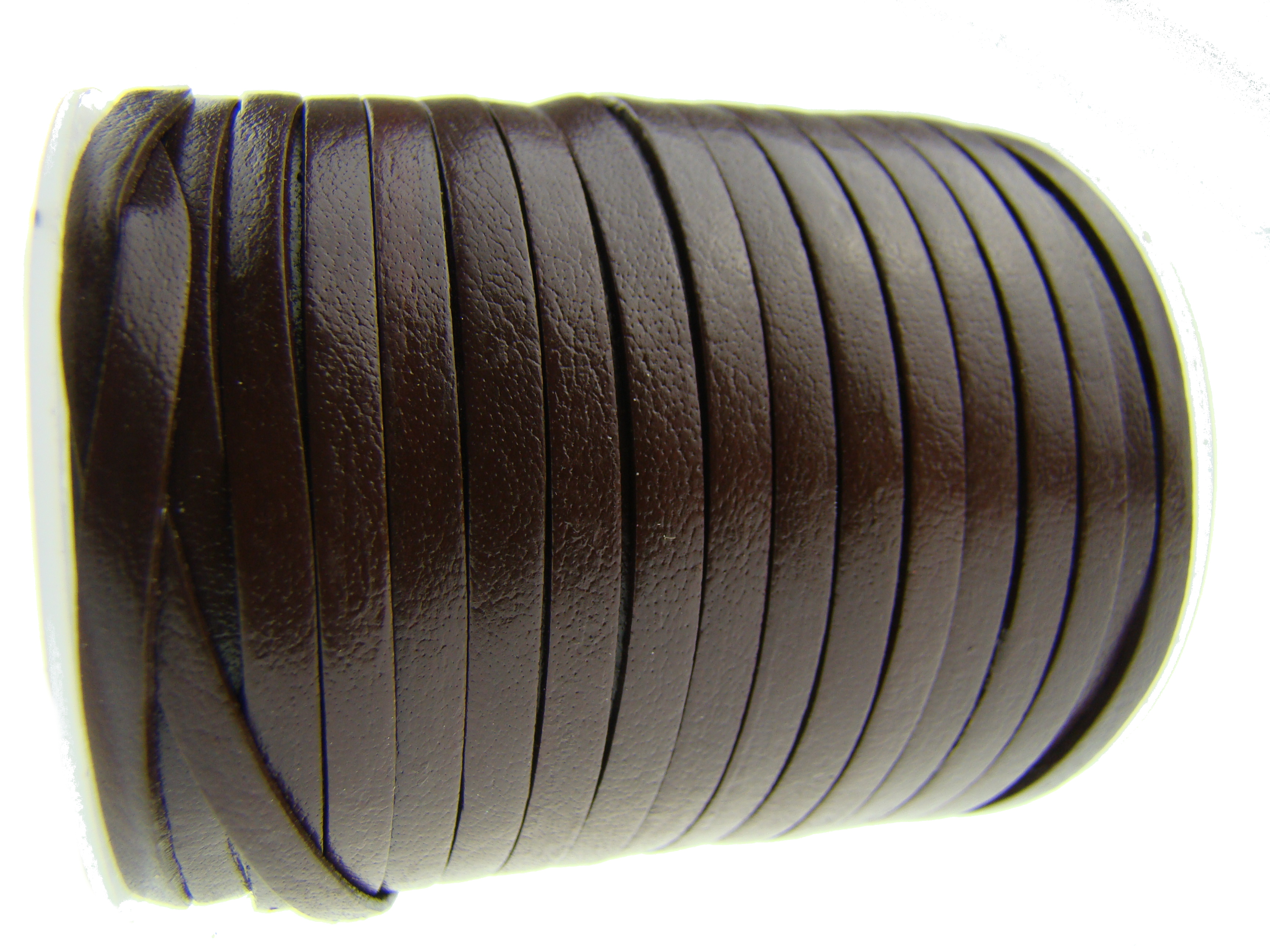 Lederband flach 3mm Breite, 1 mm Dick fürs kreative Handwerk, Lederschmuckherstellung